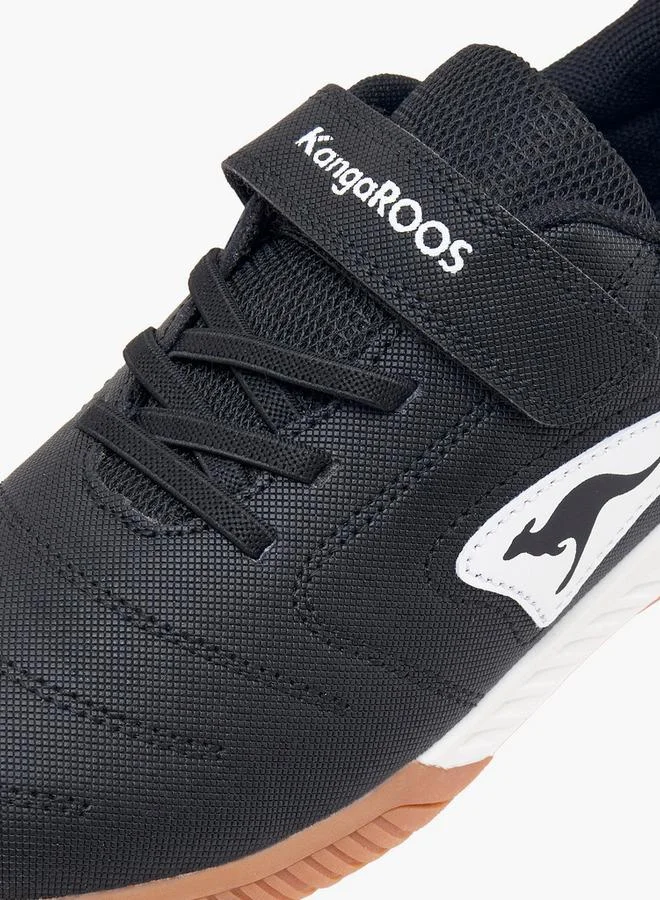 Kangaroos Black Boys Hook & Loop School Sports Shoes for Men | Best Price UAE