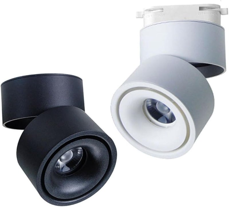 Adjustable LED Ceiling Spotlight Warm White Rotatable Head Efficient Heat Dissipation - Image 1