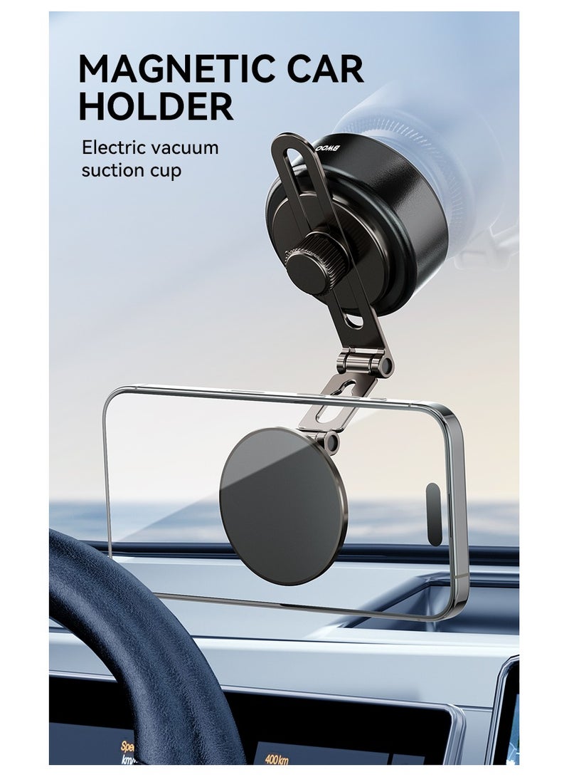 BWOO 360°Rotating Electric Vacuum Magnetic Suction Phone Holder - Image 4