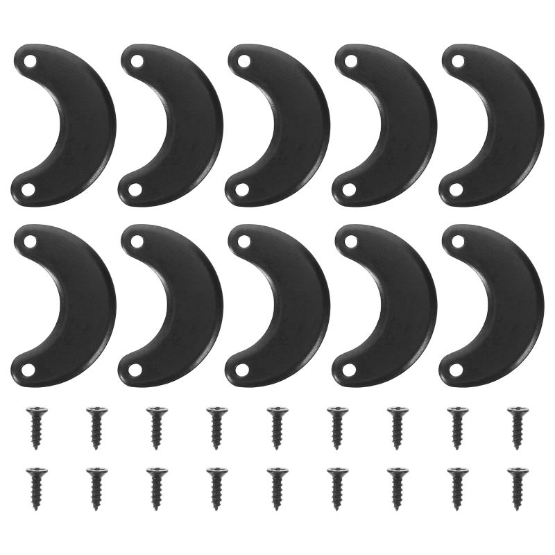 100Pcs Black Metal Frame Snap Hangers Universal Fit for Photo Frames and Artwork - Image 1