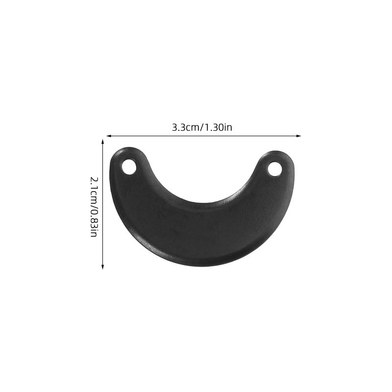 100Pcs Black Metal Frame Snap Hangers Universal Fit for Photo Frames and Artwork - Image 2