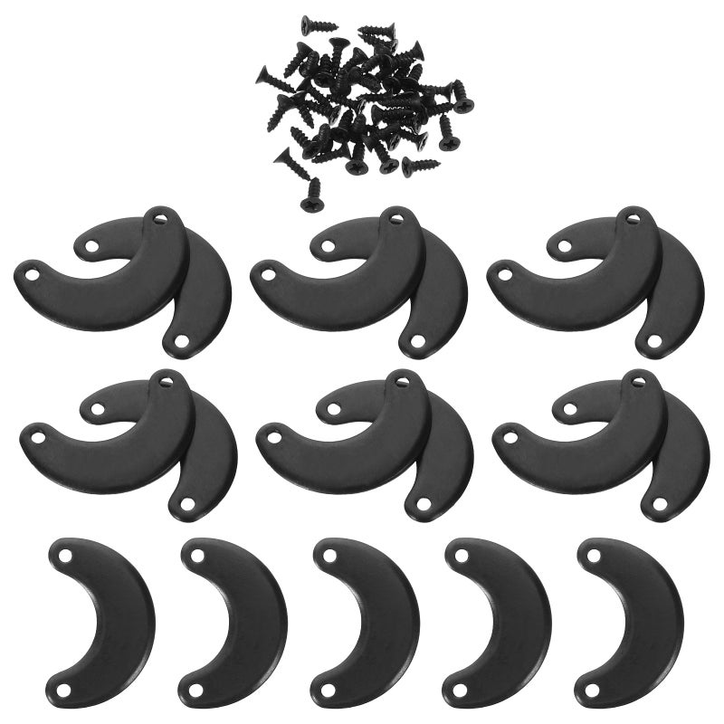100Pcs Black Metal Frame Snap Hangers Universal Fit for Photo Frames and Artwork - Image 4