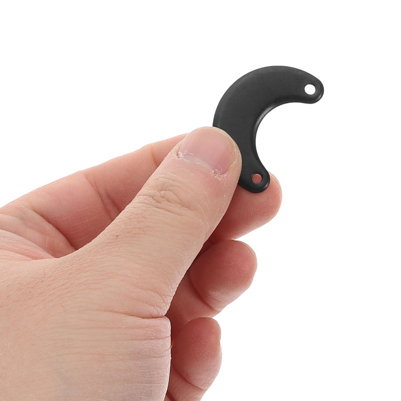 100Pcs Black Metal Frame Snap Hangers Universal Fit for Photo Frames and Artwork - Image 3