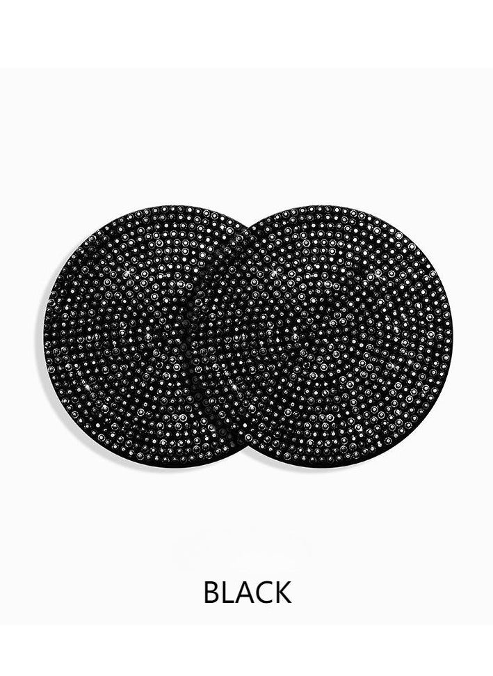 Car Round Coasters 2 Pcs Bling Rhinestone Holder Coasters Rubber Inlay Diamond Design Car Coasters Car Interior Decoration Anti-Slip Shockproof Universal Fashion - pzsku/ZDDFEF1B40FB186A6A4E5Z/45/1741682134/42aacc62-75c5-4ae9-ac43-1328ffffe8d6