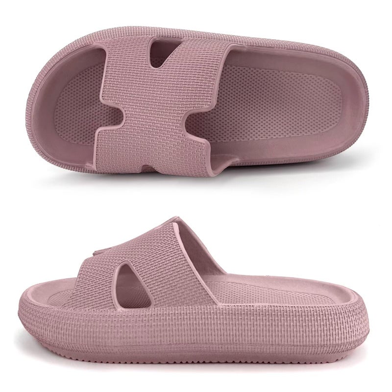 Haifago Cloud Pillow Sandals for Women Comfort Recovery Slides with Memory Foam, House Shower Slippers for Womens, Lightweight Thick Sole Indoor and Outdoor - Image 1