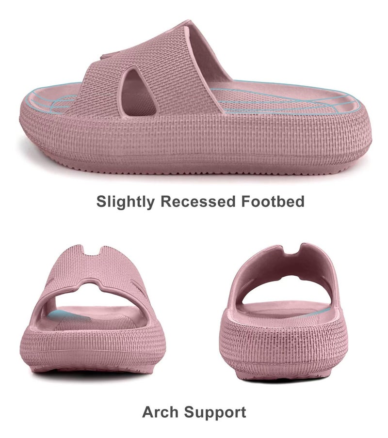 Haifago Cloud Pillow Sandals for Women Comfort Recovery Slides with Memory Foam, House Shower Slippers for Womens, Lightweight Thick Sole Indoor and Outdoor - Image 3