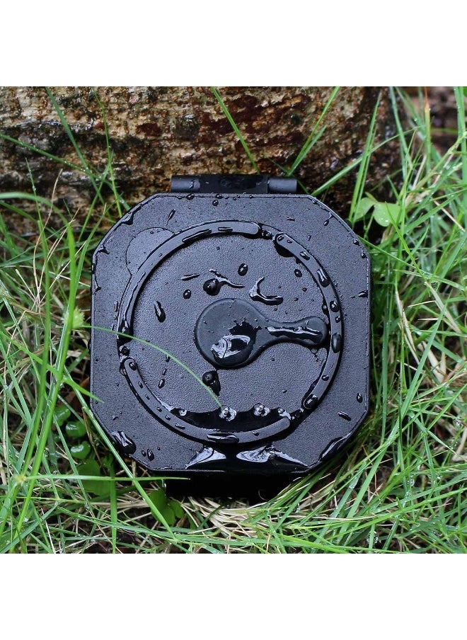 SVBONY Comping Military Compass Multifunction Compass Lensatic Sighting Fluorescent Waterproof for Hunting Hiking with Carrying Case and Strap