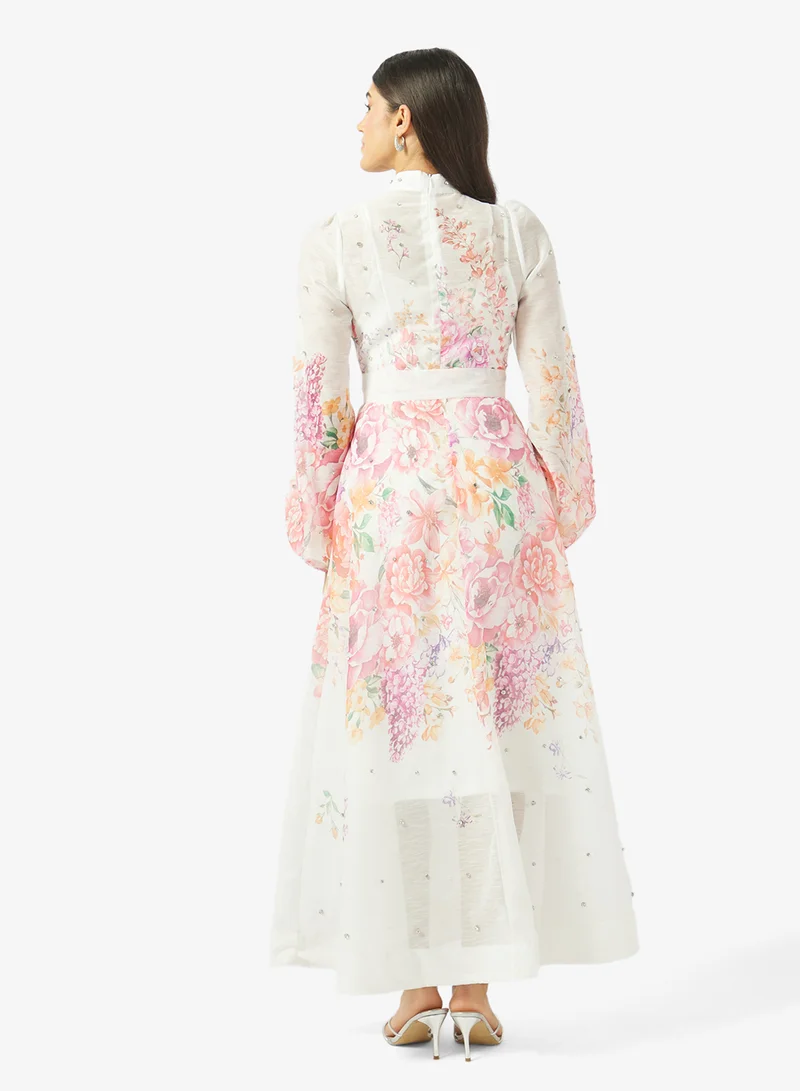 Khizana Floral Print Dress
