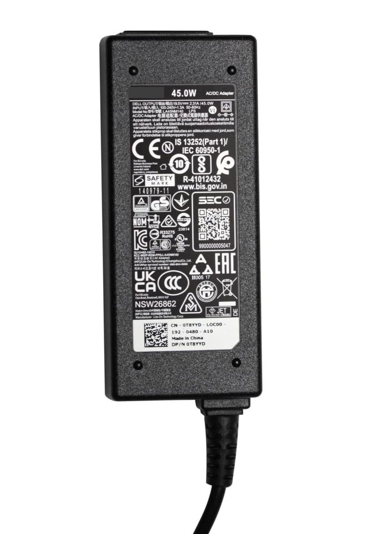 Terabyte Replacement for 45W 19.5V 2.31A Power supply AC Adapter Charger DA45NM140 Notebook Laptop Power AC Adapter With Power Cable - Image 2