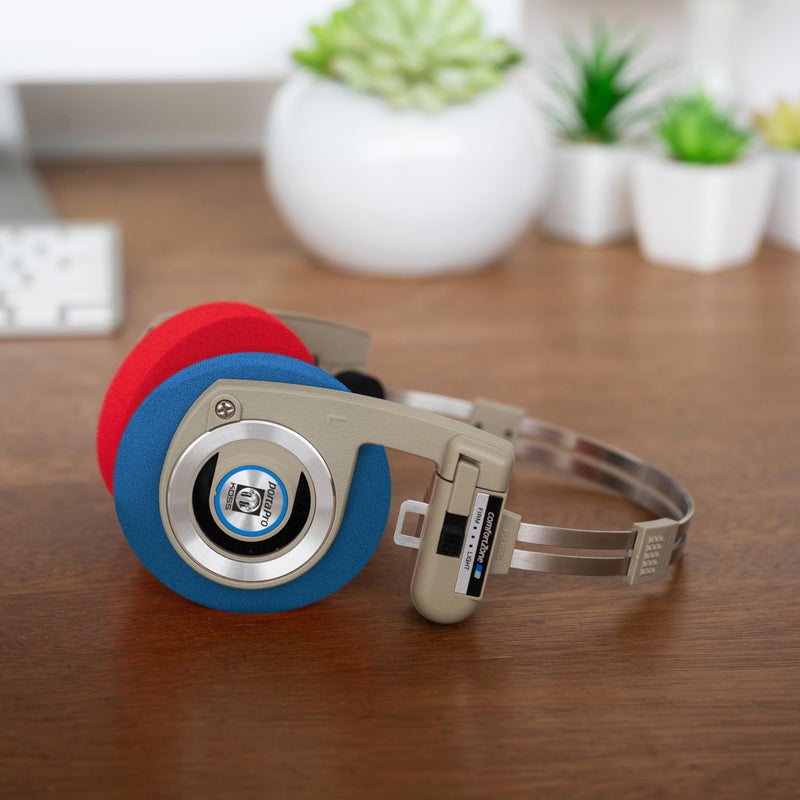 Koss Official Oversized Replacement Cushion Earpads for Porta Pro, KPH40 Utility and KSC75 Headphones, Blue - Image 5
