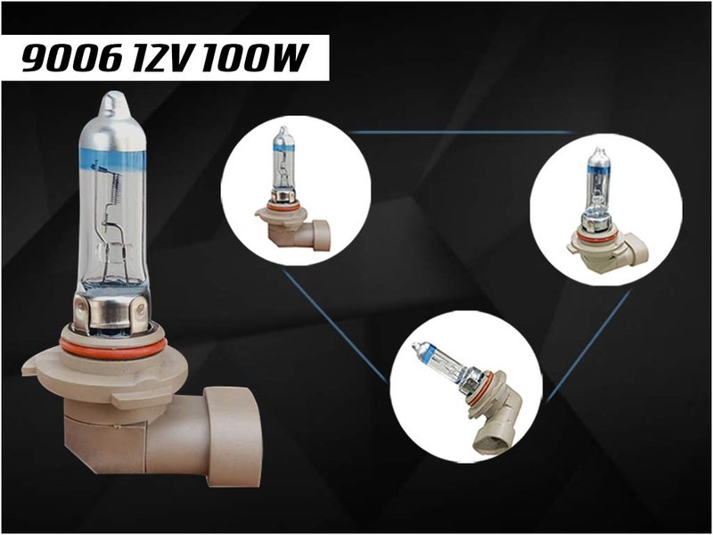 Auto Pearl -Sapphire Series 9006 Cool Blue Halogen Fog Light Bulb (100 W, 12 V, 2 Bulbs) Compatible with-Innova Crysta 2016 - Image 2