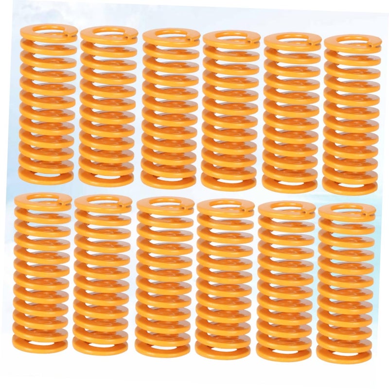 Orange 3D Printer Heated Bed Springs 12pcs Light Load Compression Die Springs - Image 3
