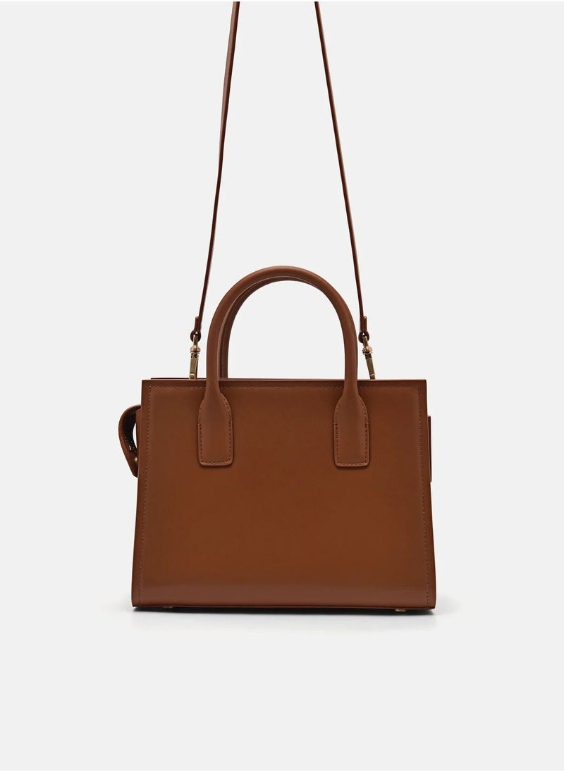 Pedro - PEDRO Studio Bella Leather Handbag in Pixel Satchel Crossbody Bag Shoulder Bag - Image 1