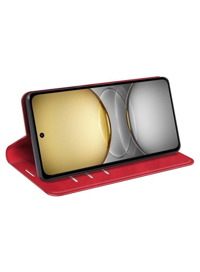 اس-توب جراب هاتف Realme C75 من الجلد المغناطيسي القابل للسحب - Image 5