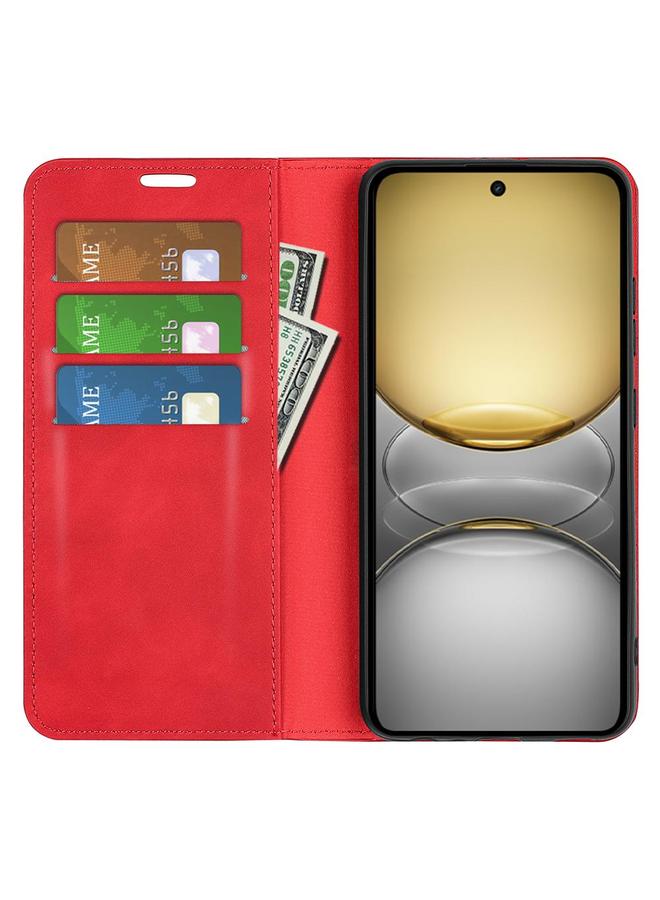 اس-توب جراب هاتف Realme C75 من الجلد المغناطيسي القابل للسحب - Image 4