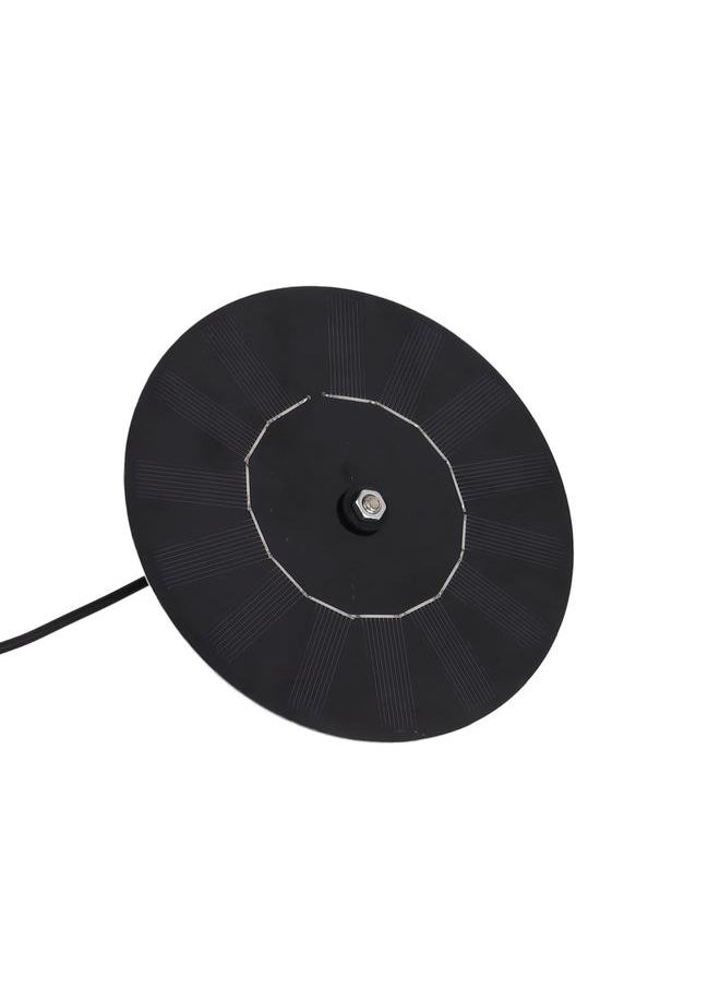Thoraya - Solar Panel 10W 5V Efficient Conversion Waterproof Round Shape for Outdoor Security Camera LED Light - Image 1