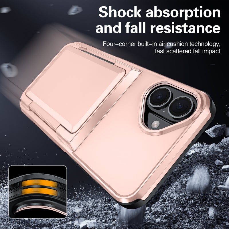 HuHa Protective Cover For iPhone 11 Pro Card Slot Holder Phone Case(Blue) - Image 3