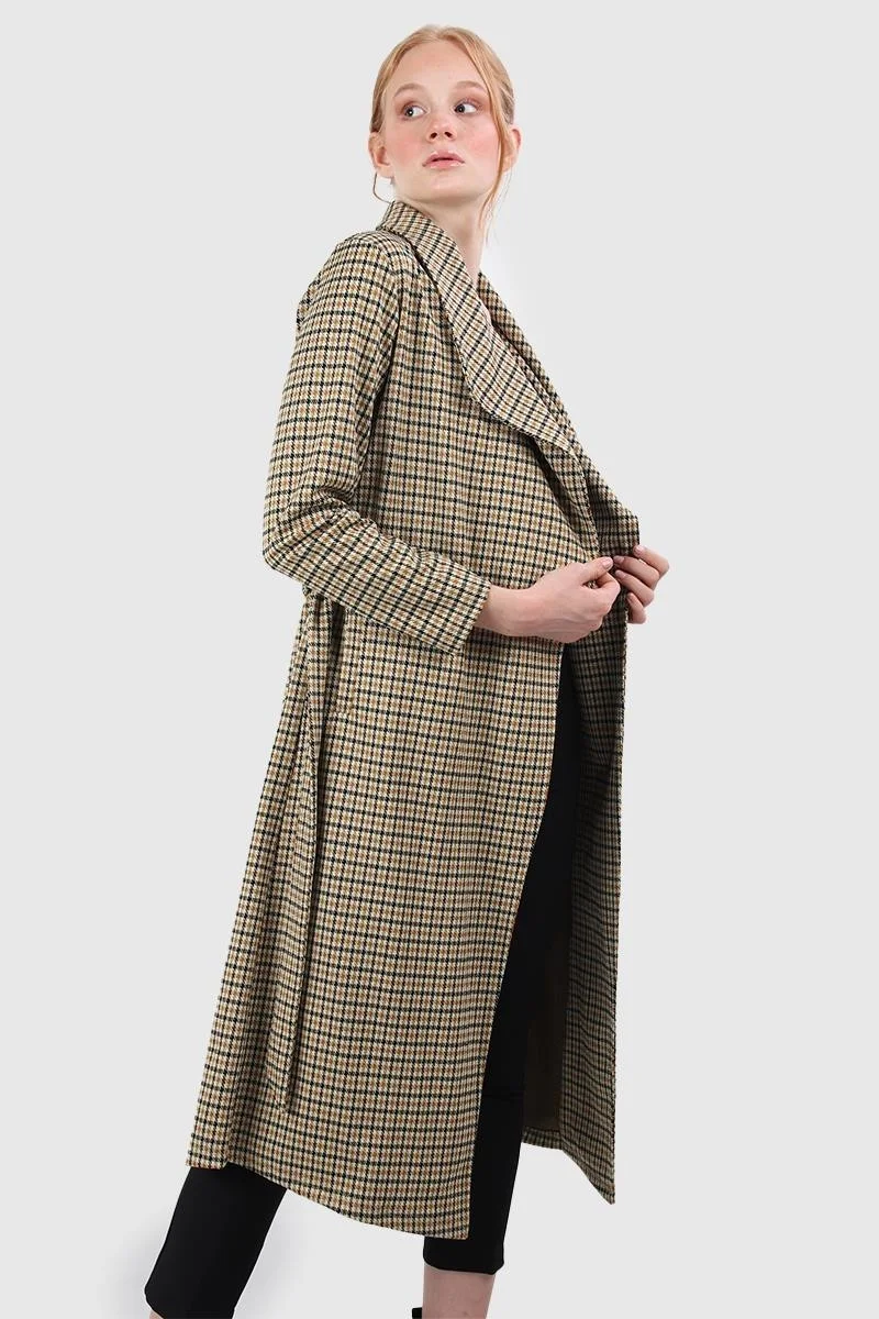 الكسندرجاردي Alexandergardı Belted Unlined Topcoat (B20-138006)