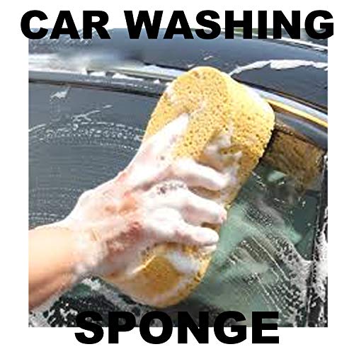 CAR SAAZ Super Absorbent Multipurpose Yellow Sponge for Car and Bike Washing, Kitchen, Office, Bathroom & Home Cleaning, Walls, Windows and Other Surfaces (Pack of 2), Foam - Image 2