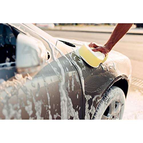 CAR SAAZ Super Absorbent Multipurpose Yellow Sponge for Car and Bike Washing, Kitchen, Office, Bathroom & Home Cleaning, Walls, Windows and Other Surfaces (Pack of 2), Foam - Image 3
