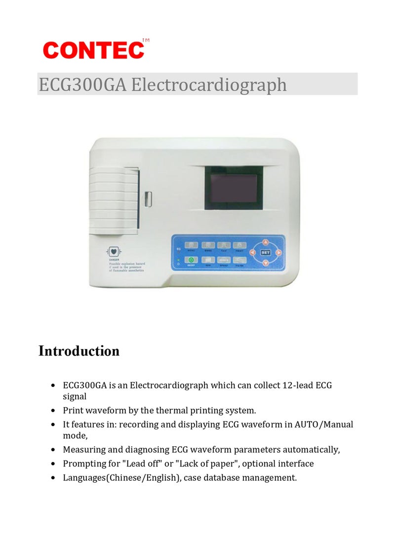 CONTEC - 3-Channel ECG Machine - Image 1