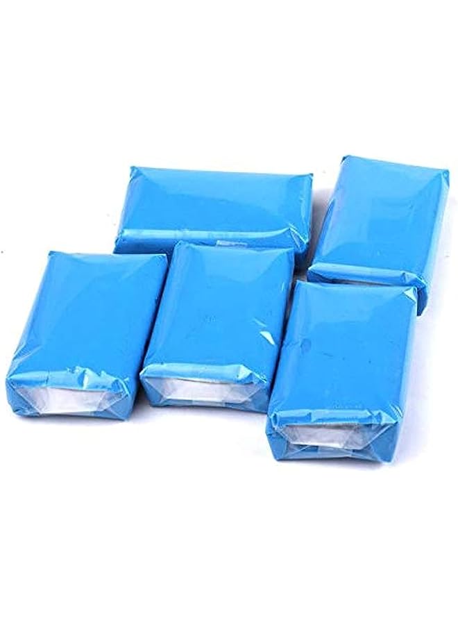 Beauenty طين تنظيف سحري لتنظيف السيارات، 5 قطع، لون أزرق - Image 1