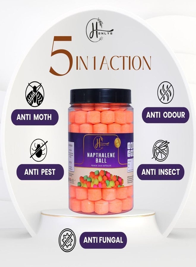 Henlys Colourful Naphthalene Balls for Clothes | Bathroom | Wardrobe | Pantry | Moth, Protect Clothes 100% Safe | Smell Free | Stain-Free/Germs Free (1) - Image 3