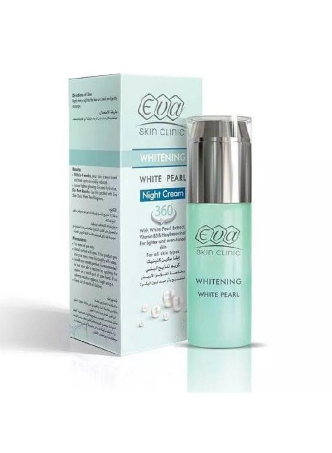 إيفا كريم إيفا سكين كلينيك وايت بيرل الليلي، 50 مل