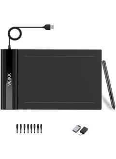 Veikk S640 6x4" Ultra-Thin Graphics Drawing Tablet with Battery-Free Stylus, 8192 Pressure Levels, 5080 LPI Resolution  - Image 1