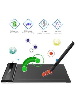Veikk S640 6x4" Ultra-Thin Graphics Drawing Tablet with Battery-Free Stylus, 8192 Pressure Levels, 5080 LPI Resolution  - Image 4