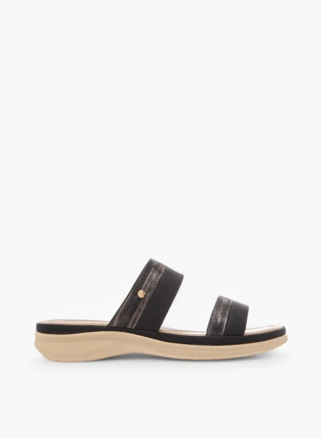 Flora Bella By Shoexpress Women's Textured Slip-On Sandals