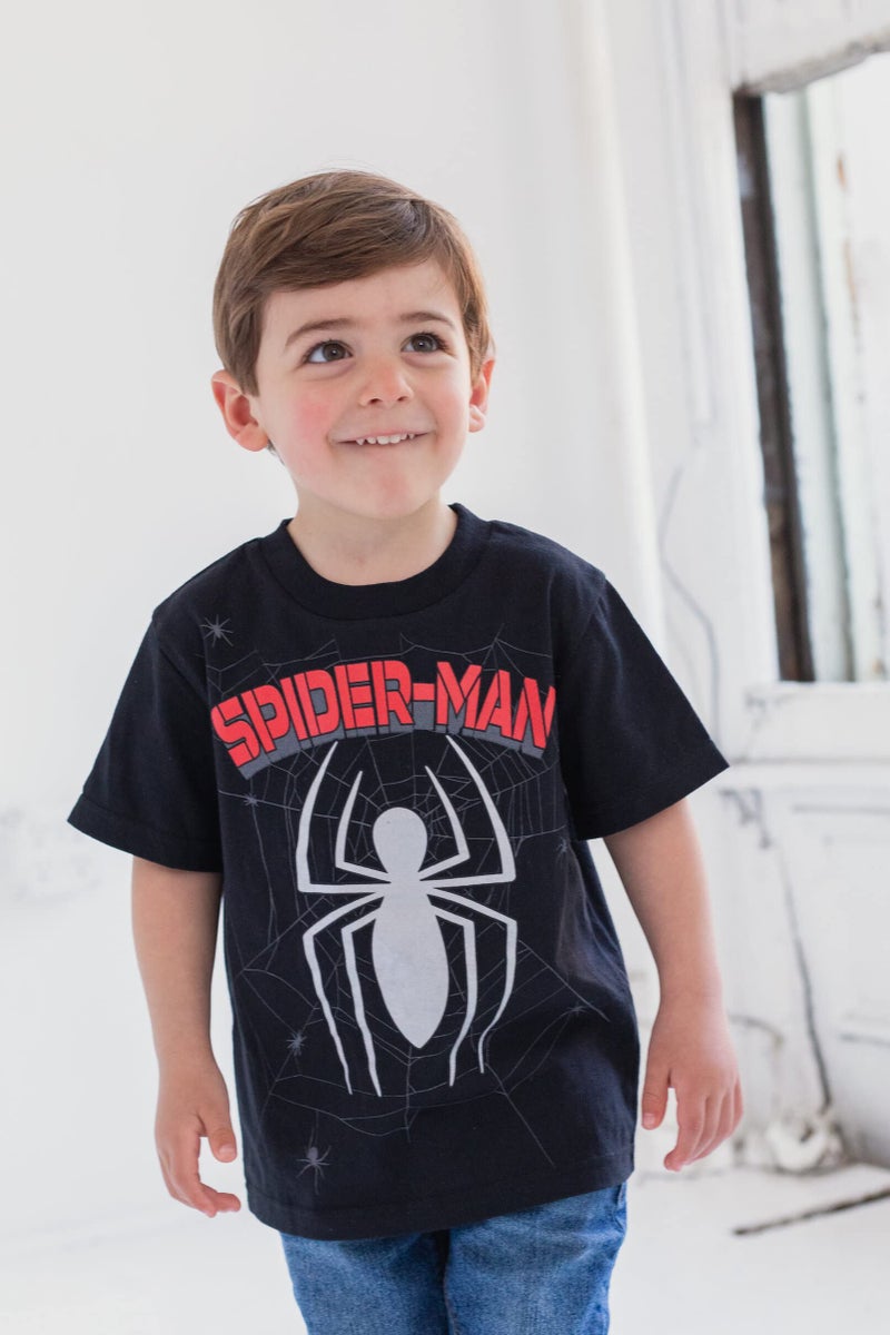 Marvel Spider-Man Toddler Boys 4 Pack T-Shirts Spiderman 4T - Image 4
