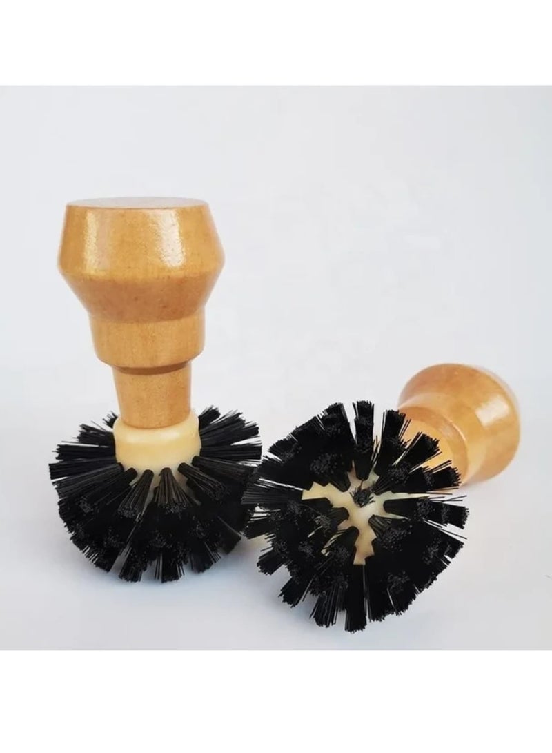 Liying 2Pcs Espresso Machine Portafilter Cleansing Brush Suitable for 58cm Portafilter Basket Professional Coffee Cleaning Tools - Image 1