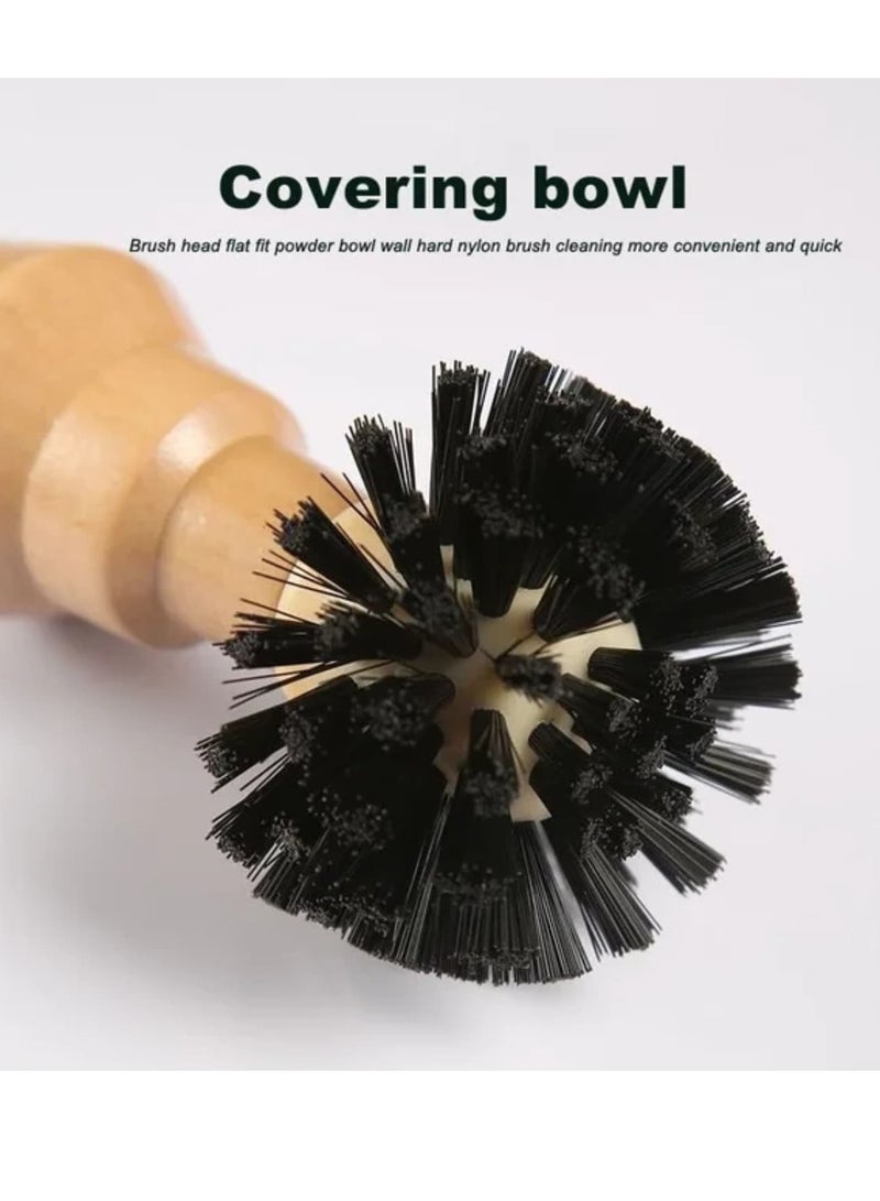 Liying 2Pcs Espresso Machine Portafilter Cleansing Brush Suitable for 58cm Portafilter Basket Professional Coffee Cleaning Tools - Image 4