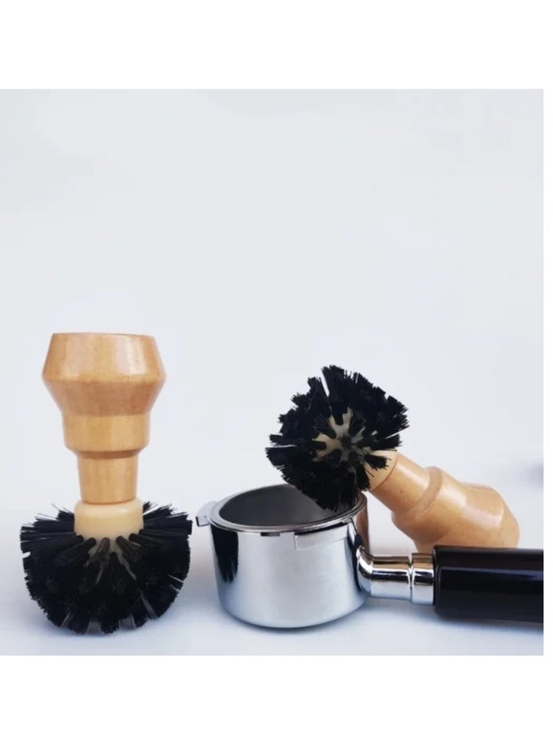 Liying 2Pcs Espresso Machine Portafilter Cleansing Brush Suitable for 58cm Portafilter Basket Professional Coffee Cleaning Tools - Image 3