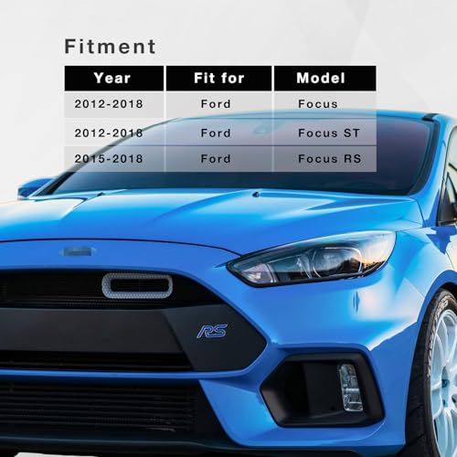 YUNHECAM Car Air Intake Mouth Snorkel Modification Tuyere ABS For Ford Focus 2012-2018 RS ST Air Inlet Duct Tuyere Hood Scoop Dynamic Air Intake Lattice Hatchback Box Cover 4D Sedan 5D MK3 MK3.5 - Image 5