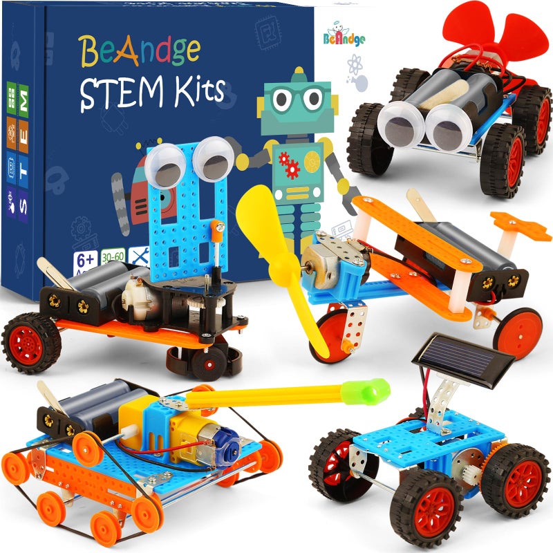 BeAndge STEM Kits for Kids Crafts 6-8 8-12, Boys Gifts Toys for 6 7 Year Old Boy Birthday Gift, Robot Building Kit 5-7, STEM Toys Craft Kits 6Yr 7Yr Science Activities Robotics Age 8-10 8 9 10 11 12 Years - Image 1