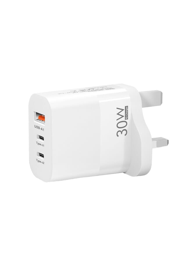 Denx 30W Fast Charging Adapter White - Image 1