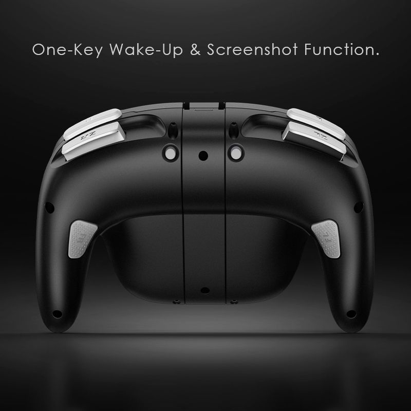 Nyxi Wizard Retro NGC-Style GameCube Gamepad for Nintendo Joy-Con Split Handle NS2 Wireless Bluetooth, Black - Image 4