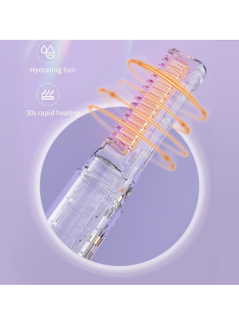 Hihonor Rechargeable Mini Hair Straightener Cordless Heating Comb Iron LCD Display USB Portable Travel Heat Brush - Image 4