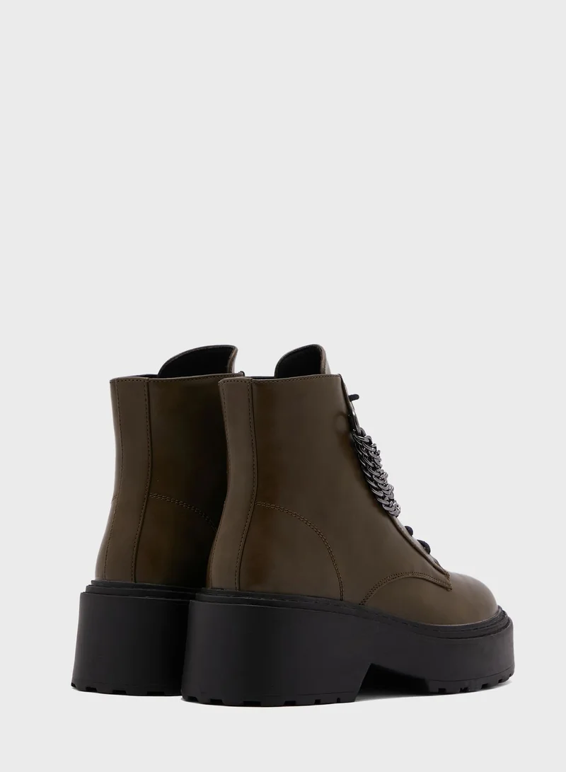 ONLY Bossi-1 Lace Up Boots