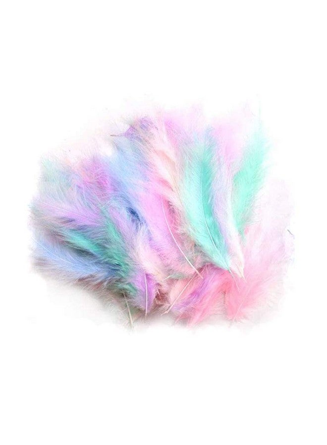 Asekonc Colorful Feathers For Diy Crafting Soft Native Feathers Accessories For Party Decorationsfeather Maskwindbell And Earrings(50Pcs) - Image 1
