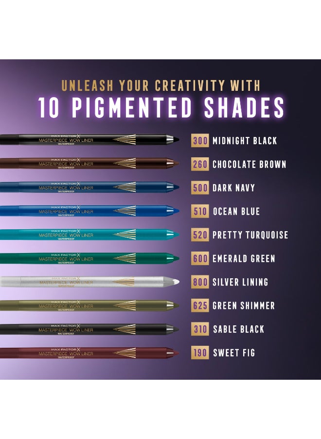 Max Factor - Masterpiece Wow Liner - 190 - Sweet Fig, 1.2g - Image 1
