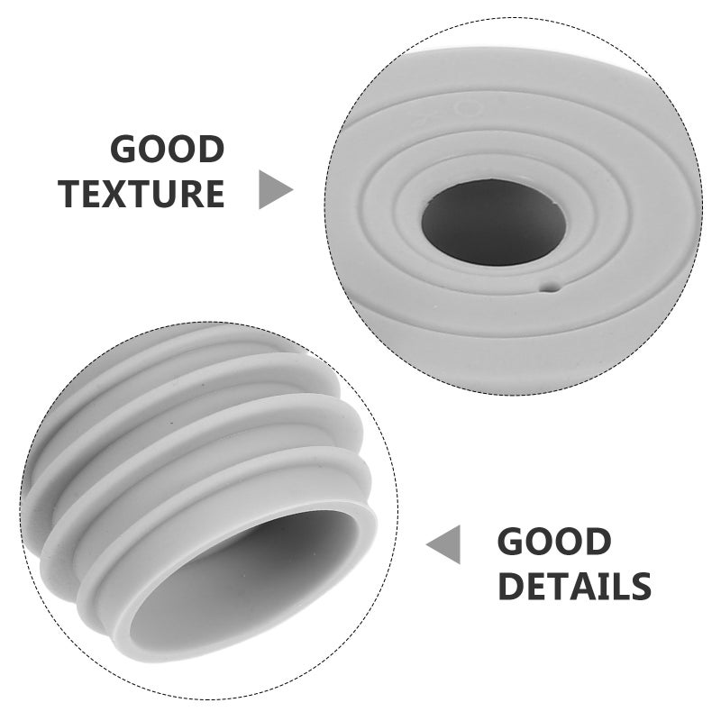 4pcs Silicone Drain Seal Plug: Odor-Proof Sewer Plug - Washing Machine Waste Pipe Connector For Kitchen Sink And Bathroom Washer - Image 2