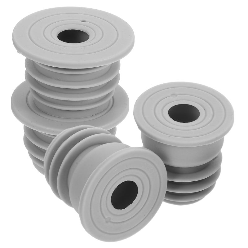 4pcs Silicone Drain Seal Plug: Odor-Proof Sewer Plug - Washing Machine Waste Pipe Connector For Kitchen Sink And Bathroom Washer - Image 1