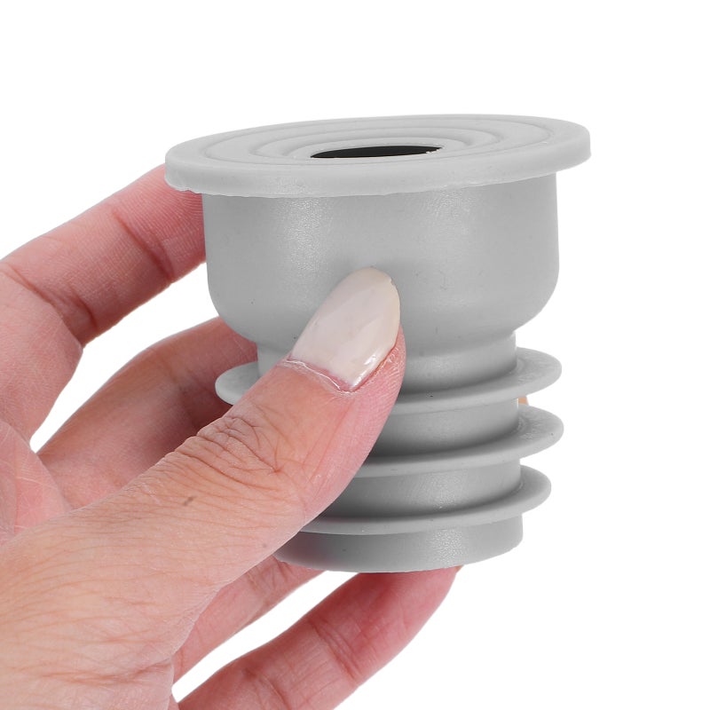 4pcs Silicone Drain Seal Plug: Odor-Proof Sewer Plug - Washing Machine Waste Pipe Connector For Kitchen Sink And Bathroom Washer - Image 3