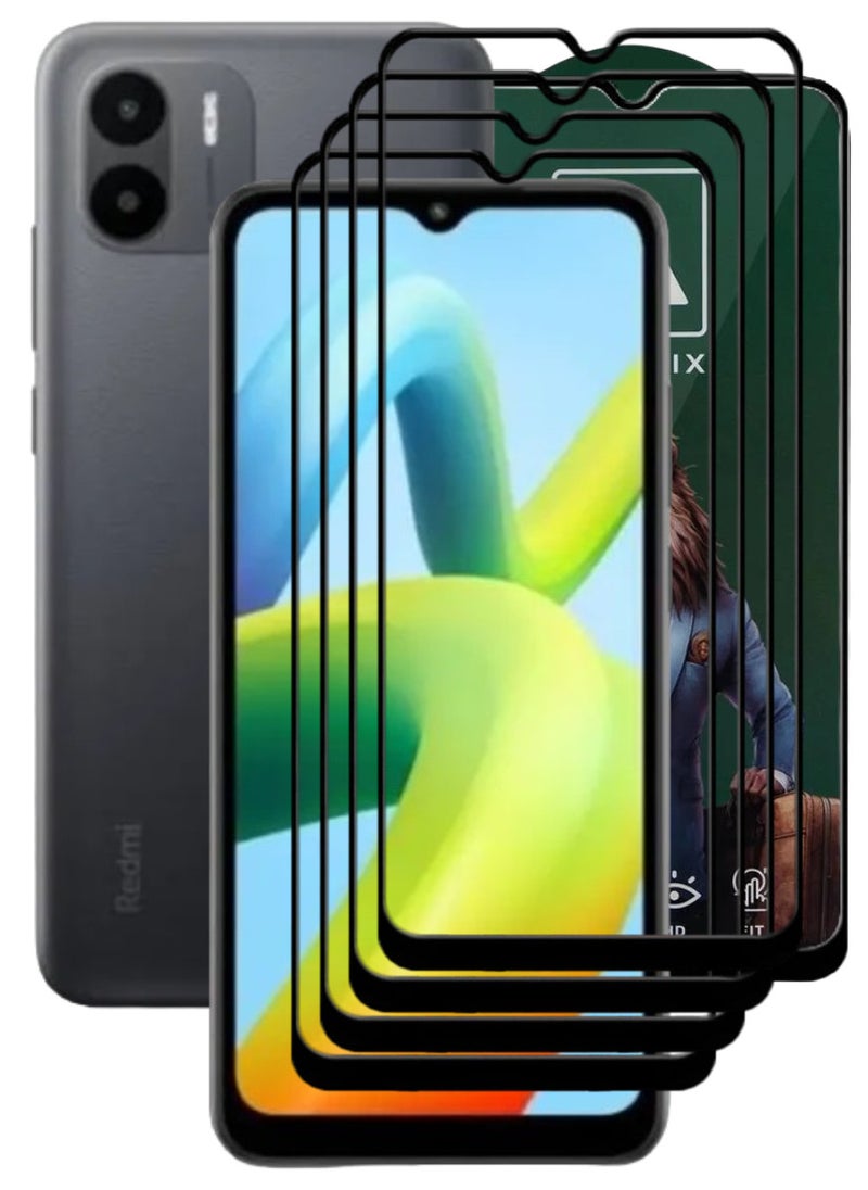 ACLIX 4 Pieces Antistatic ESD Dustproof Premium Quality High Definition Tempered Glass Screen Protector Designed For Xiaomi Redmi A1+ - Image 1