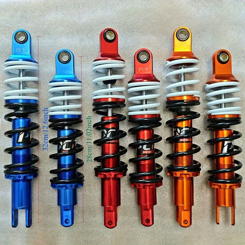 Double Spring Motorcycle Shock Absorber 12.6inch Blue Heavy Duty Coil for GY6 Ghost Fire Fuxi Xunying - Image 4