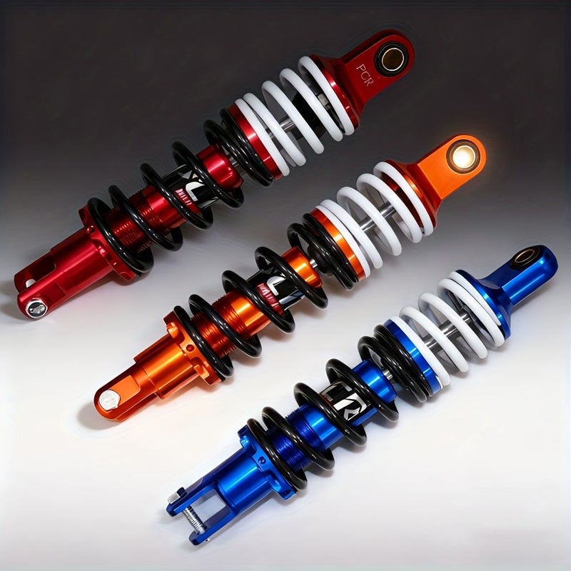 Double Spring Motorcycle Shock Absorber 12.6inch Blue Heavy Duty Coil for GY6 Ghost Fire Fuxi Xunying - Image 2