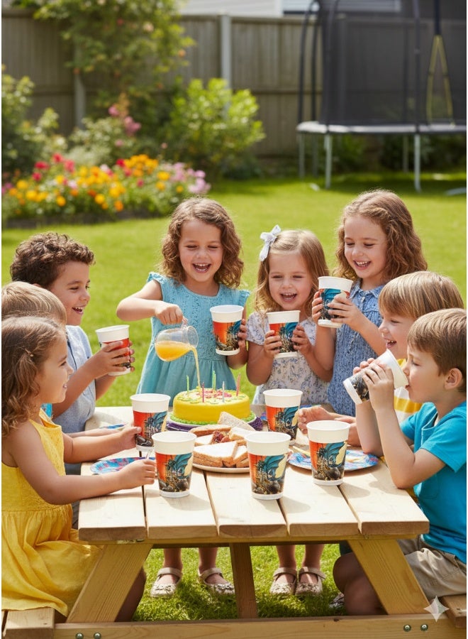 Ciao Batman Dark Hero Plastic Cups 200ml – Pack of 8 – Birthday Party Cups for Kids – Durable Batman Party Tableware for Drinks, Juice & Soft Drinks - Image 3